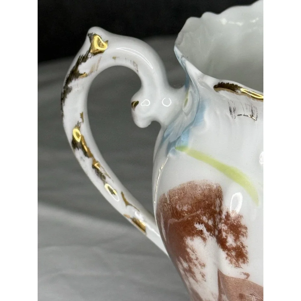 Holiday House Milford New Hampshire 2 Handled Souvenir‎ Vase Weimar Germany